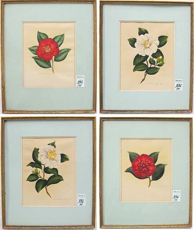 Shirrell Watson Graves comparable auction result: shirrell watson graves four watercolors