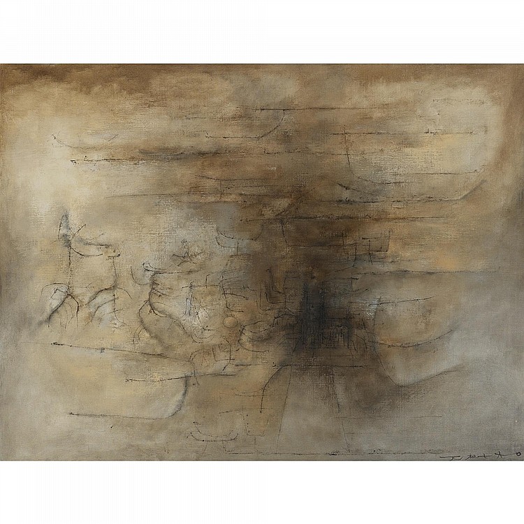 Zao  Wou-Ki  (Zhao  Wuji) comparable sale