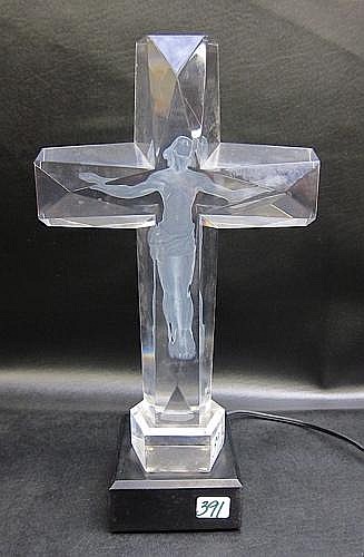 FREDERICK HART LUCITE SCULPTURE, (American, sold by O'Gallerie, lot 391 — auction record photograph