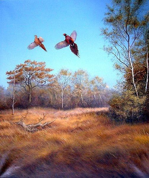R. David Digby comparable auction result: r david digby 1936 pheasants in flight 36 x 30 ins