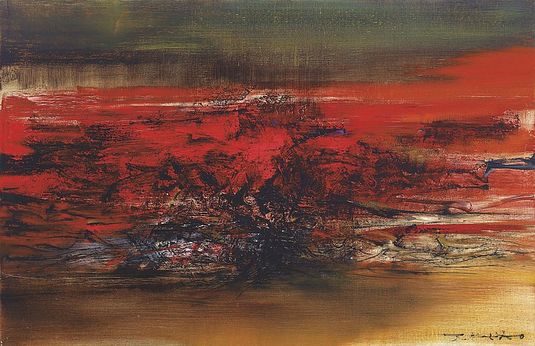 Zao Wou-Ki comparable sale