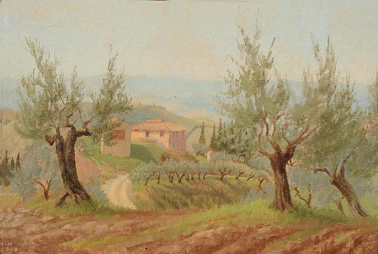 Anna Hornby comparable auction result: anna hornby british 1914 1996 near certaldo