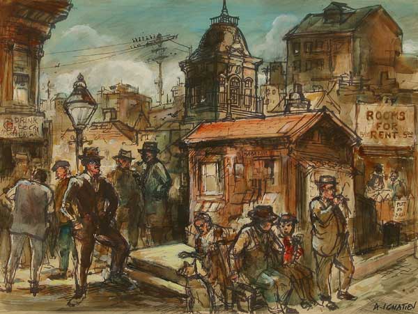 Alex Ignatiev comparable auction result: alex ignatiev 1913 1995 laguna beach ca