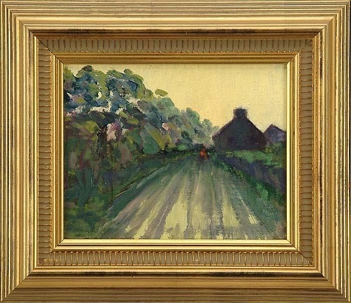 Franklin Edward Morris comparable auction result: franklin edward morris american 1938 maine country road