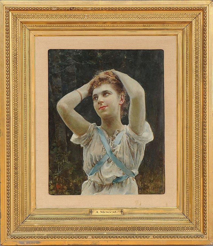 armando menocal 1861 1942 portrait of a woman · STAIR · 2012-06-23 Armando Menocal comparable auction result: armando menocal 1861 1942 portrait of a woman
