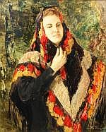 Vladimir Igoshev comparable auction result: vladimir igoshev 1921 oil on cardboard