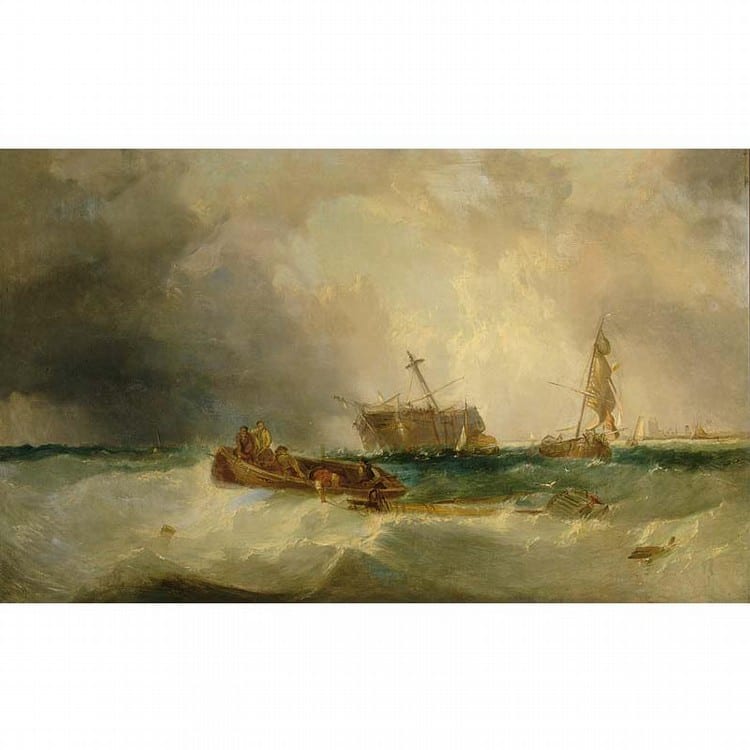 Nicolas René (1732) Jollain comparable auction result: n circle of james edwin meadows british 1828 1888