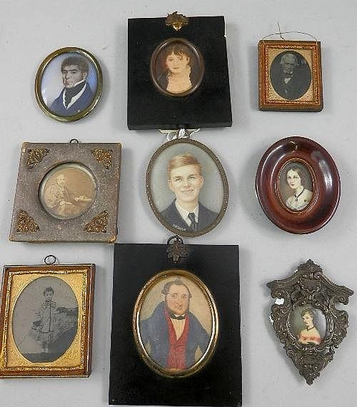 Olive Wood comparable auction result: olive wood british exh 1933 a portrait miniature