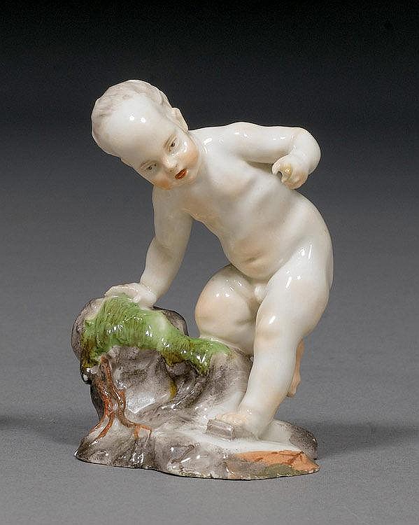 Peter (1780) Krafft comparable auction result: naked boy hoechst model by johann peter