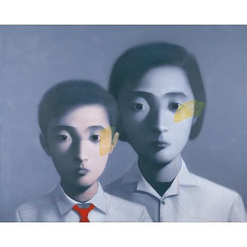 Zhang Xiaogang B. 1958 , Big Family Series comparable sale