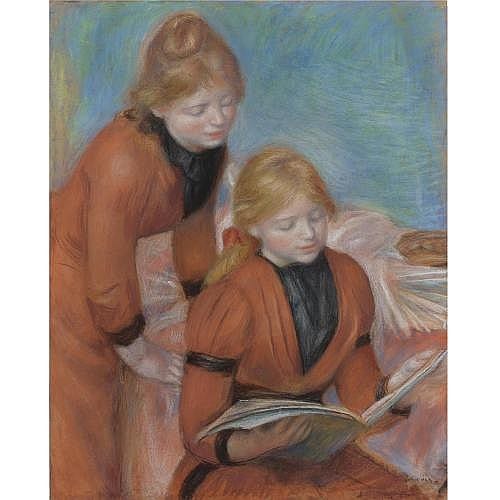Pierre-Auguste Renoir , La Lecture comparable sale