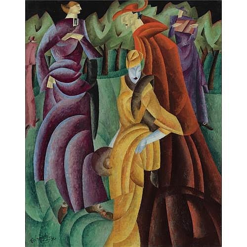 l - Lyonel Feininger , Jesuiten III (Jesuits III) comparable sale