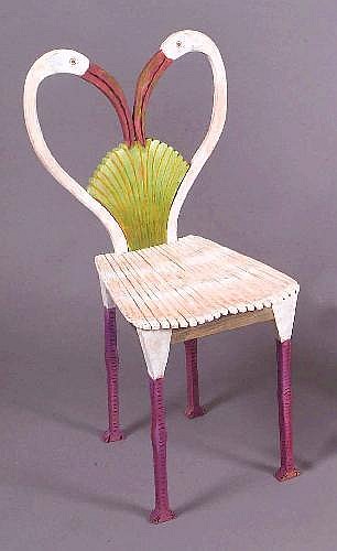 Gerard Rigot comparable auction result: gerard rigot a fret cut and painted beech and