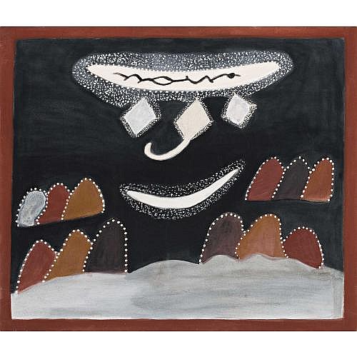 Hector Chundaloo Jandany comparable auction result: hector chundaloo jandany the night sky and morning stars early 1990s