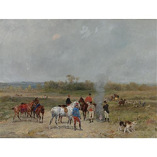 Luigi DiGiovanni comparable auction result: lu john lewis brown 1829 1890 french cavalrymen and huntsmen