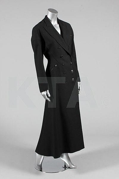 a fine azzedine alaia double breasted black wool · Kerry Taylor Auctions · 2012-10-16 Azzedine Alaia comparable auction result: a fine azzedine alaia double breasted black wool