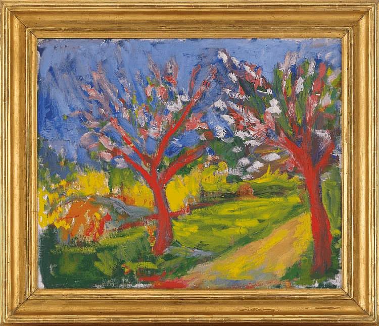 Ivan Ivarson comparable auction result: ivan ivarson blommande frukttr d ivan ivarson