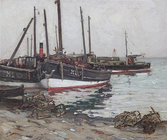 thomas bonar lyon 1873 1955 scottish harbour scene 20 x 24in · Gorringes · 2012-10-25 Thomas Bonar Lyon comparable auction result: thomas bonar lyon 1873 1955 scottish harbour scene 20 x 24in