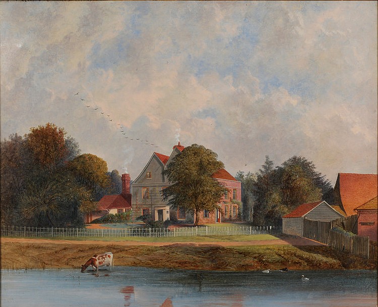 Robert Nightingale comparable auction result: robert nightingale 1815 1895 wickham hall near