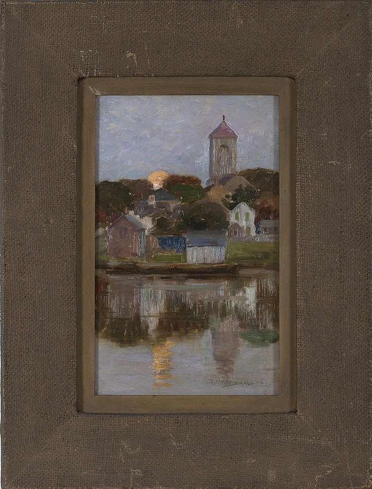 Frank Warren Marshall comparable auction result: frank warren marshall american 1866 1930 reflections at sunset