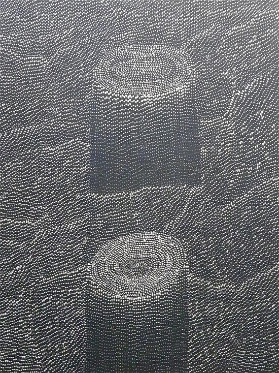 Dolsi Kelly Napangardi comparable auction result: dolsi kelly napangardi rock holes acrylic on linen