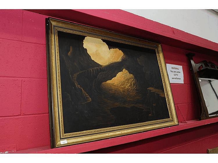 Peter Jepson comparable auction result: peter jepson british 1936 cave interior