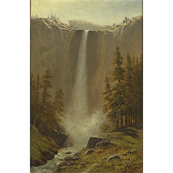 Annie Lyle Harmon comparable auction result: annie lyle harmon american 1855 1930 oil on