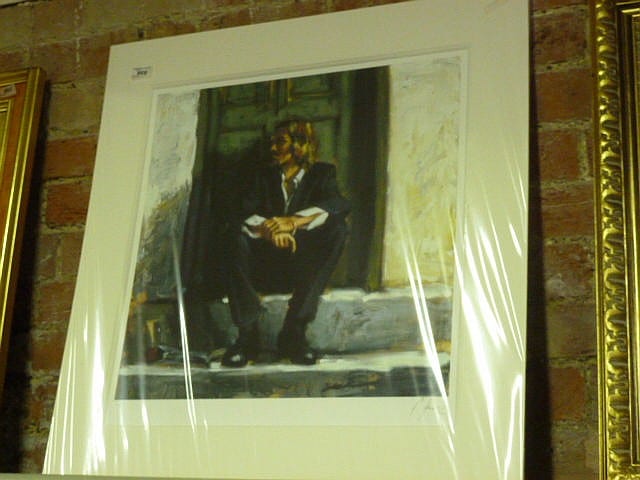A Fabian Perez Limited Edition print 71/495 - sold by Willingham Auctions, lot 869 — auction record photograph