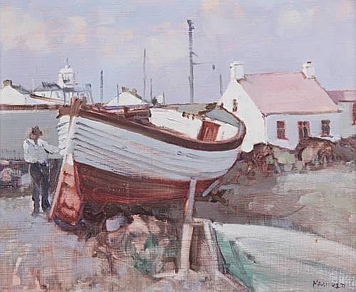 Cecil Maguire comparable auction result: cecil maguire irish born 1930