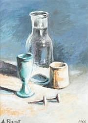 Albert Poizat comparable auction result: albert poizat n en 1940 petite nature morte au