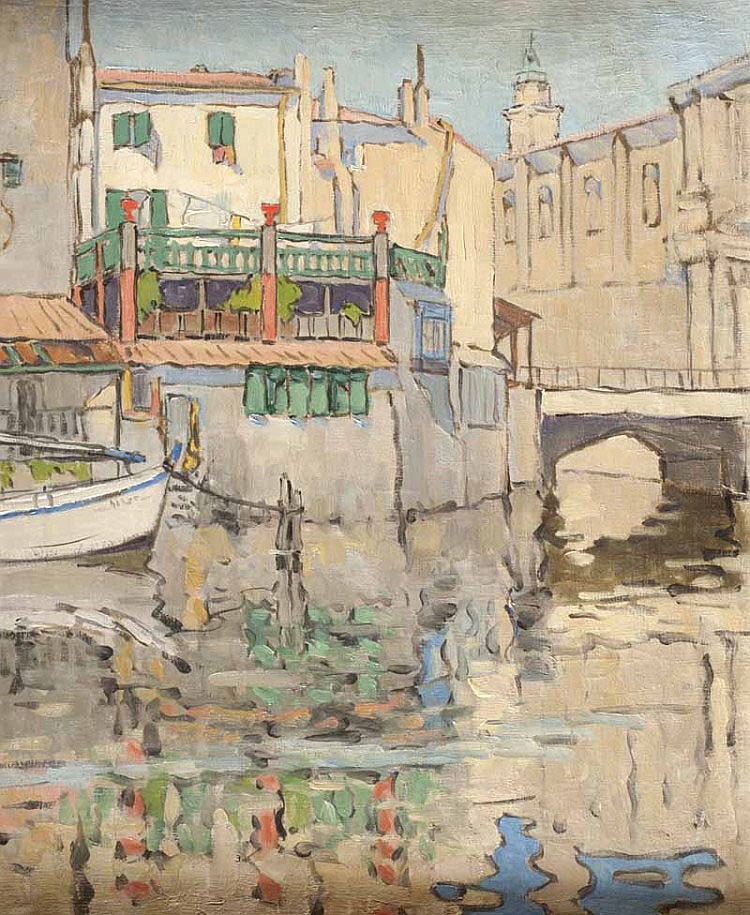 Georgina Moutray Kyle comparable auction result: georgina moutray kyle water reflections venice
