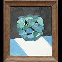 Olle Nyman comparable auction result: olle nyman 1909 1999 gr na blad signerad