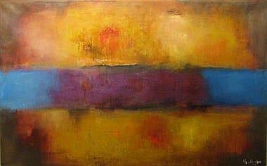 Nigel Kingston comparable auction result: nigel kingston abstract oil on canvas 120cm x