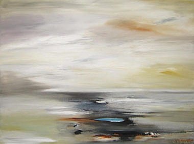 Nigel Kingston comparable auction result: nigel kingston contemporary beach untitled