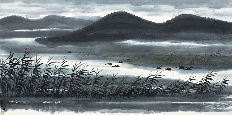Lin  Fengmian  (1900-1991) comparable sale