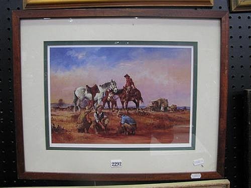Darcy Doyle Print sold by Lawsons, lot 2292 — auction record photograph