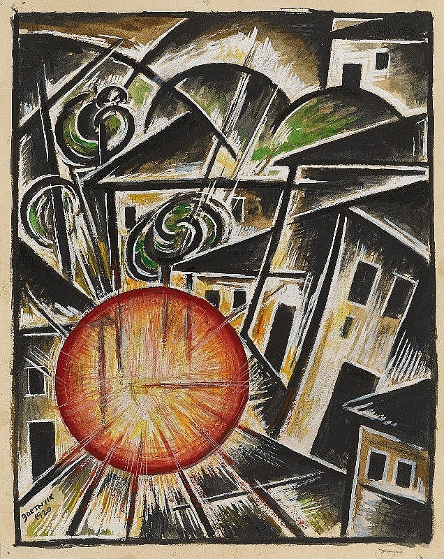 s ndor alexander bortnyik sonne zwischen den h usern 1920 · Kunsthaus Lempertz KG · 2013-05-25 Sándor Vágó comparable auction result: s ndor alexander bortnyik sonne zwischen den h usern 1920