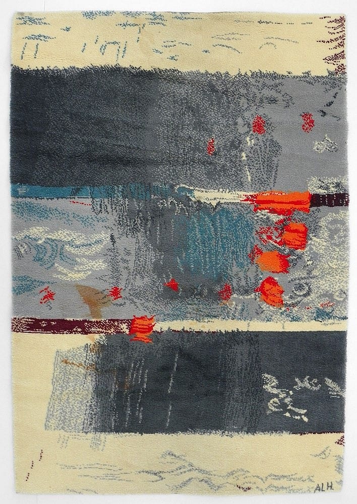 Arne Lundsteen Hansen comparable auction result: arne l hansen wintertime rug