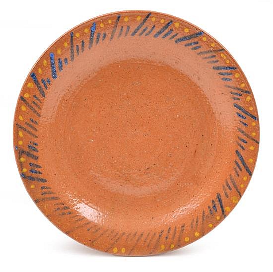 Gladys Reynell comparable auction result: gladys reynell 1881 1956 earthenware plate signed and dated 1920 with spirograph to base exhibited at s a art gallery 16 5 cm