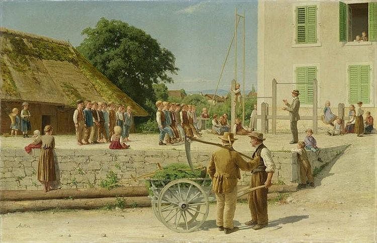 anker albert 1831 ins 1910 turnstunde in ins · Koller Auctions · 2013-06-21 Albert Anker comparable auction result: anker albert 1831 ins 1910 turnstunde in ins