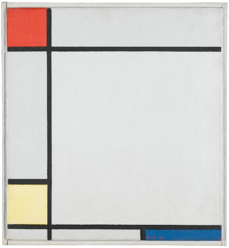 Piet Mondrian comparable sale