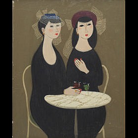Per Axel Åberg comparable auction result: pelle berg 1909 1964 aperitif ristad signatur