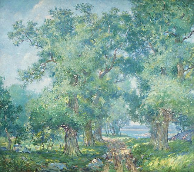 Carl Johan Nordell comparable auction result: carl j nordell 1885 1957 summer landscape oil on canvas