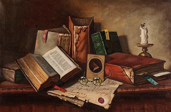 Czene Janos Apatfalvi comparable auction result: czene janos apatfalvi hungarian 1904 1984 still life with objects oil on canvas 24 x 36 in framed