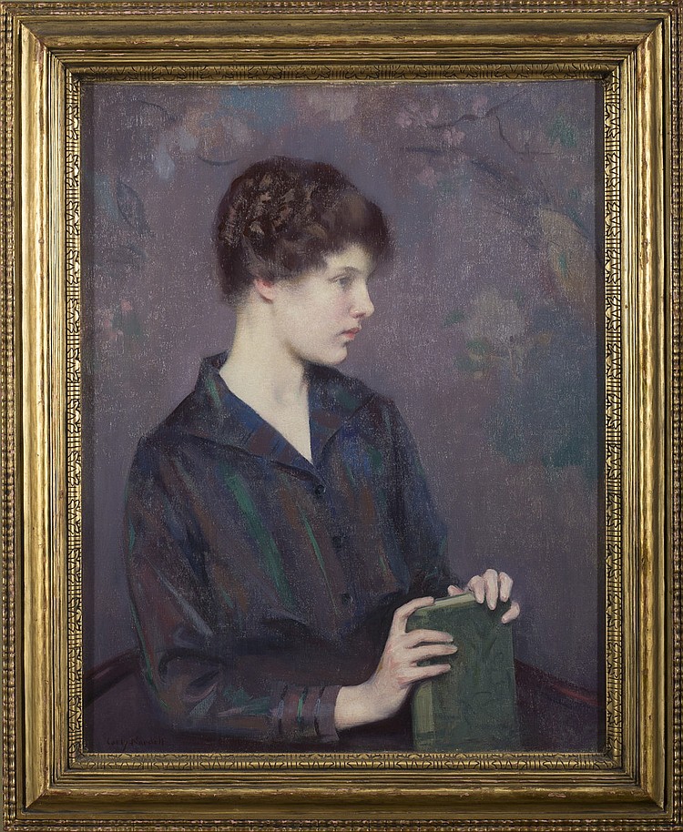 Carl Johan Nordell comparable auction result: carl j nordell american 1885 1957 reverie portrait of a young woman