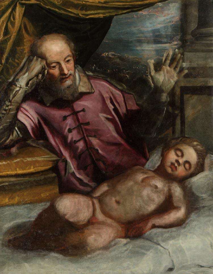 Domenico Tintoretto comparable auction result: domenico tintoretto venise1560 venise1635