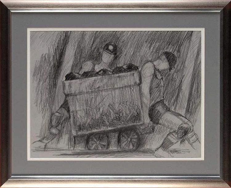 Tom Dack comparable auction result: tom dack b1933 putting a tub back on the