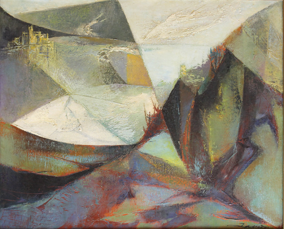 Jean Théobald Jacus comparable auction result: jean jacus n en 1924 composition abstraite huile sur toile sign e en bas droite 51 x 62 cm