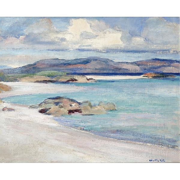 William Mervyn Glass comparable auction result: william mervyn glass r s a p s s a 1885 1965 ulva from the white sands oil on panel
