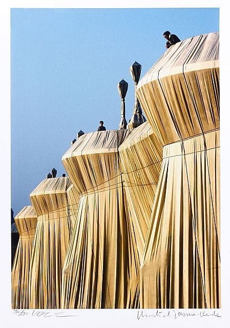 Wolfgang Volz comparable auction result: wolfgang volz n en 1948 christo and jeanne claude the pont neuf wrapped project for paris 1975 1985 tirage photographique co